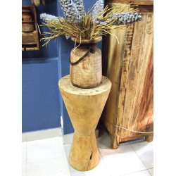 Postument stojak stolik pełne drewno TEAK 70cm